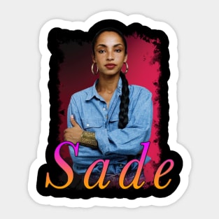 Sade - Retro Sticker